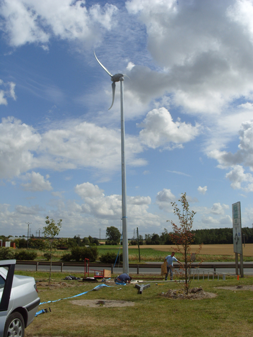 Installation d'éolienne