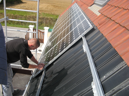 Installation de panneaux photovoltaïque